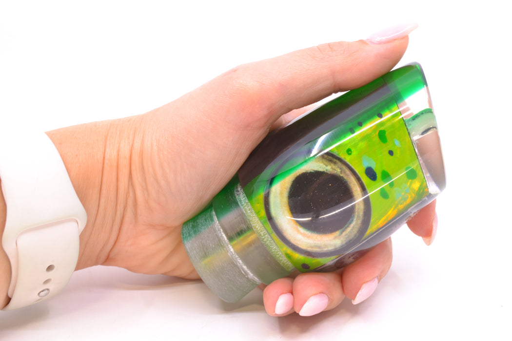 Marlin Magic Mahi MOP Green Back Taxi Eyes Hibby 14" 8oz