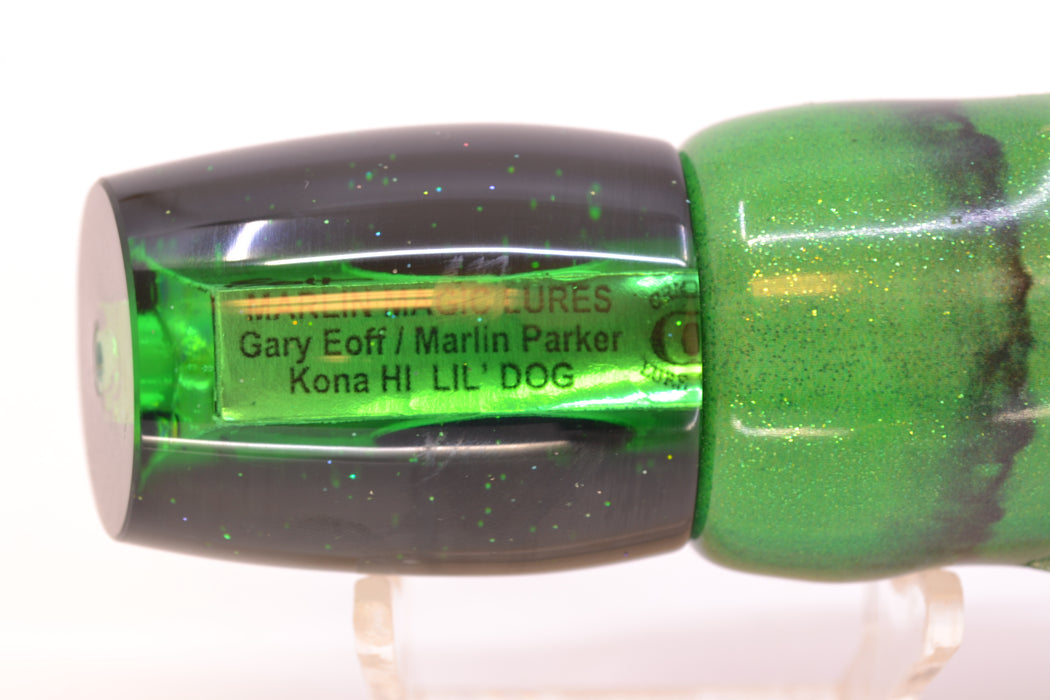 Marlin Magic Green MOP Black Back Baby Ruckus 10" 6.3oz FT Vinyl Green Tiger *Mislabeled*