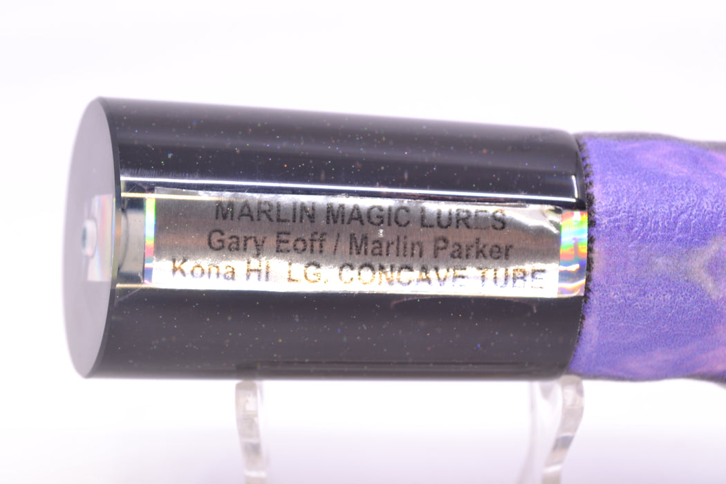 Marlin Magic Lures Purple MOP Black Back Reverse Taper Large Tube 12" 7.5oz ALV Skipjack GZE