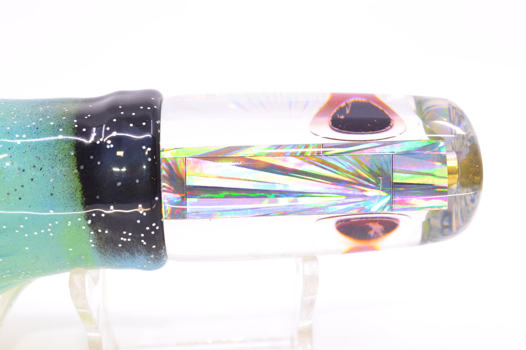 Koya Lures Silver Rainbow Starburst JP Small Lunger 10" 6oz Skirted Fruit Salad GZE