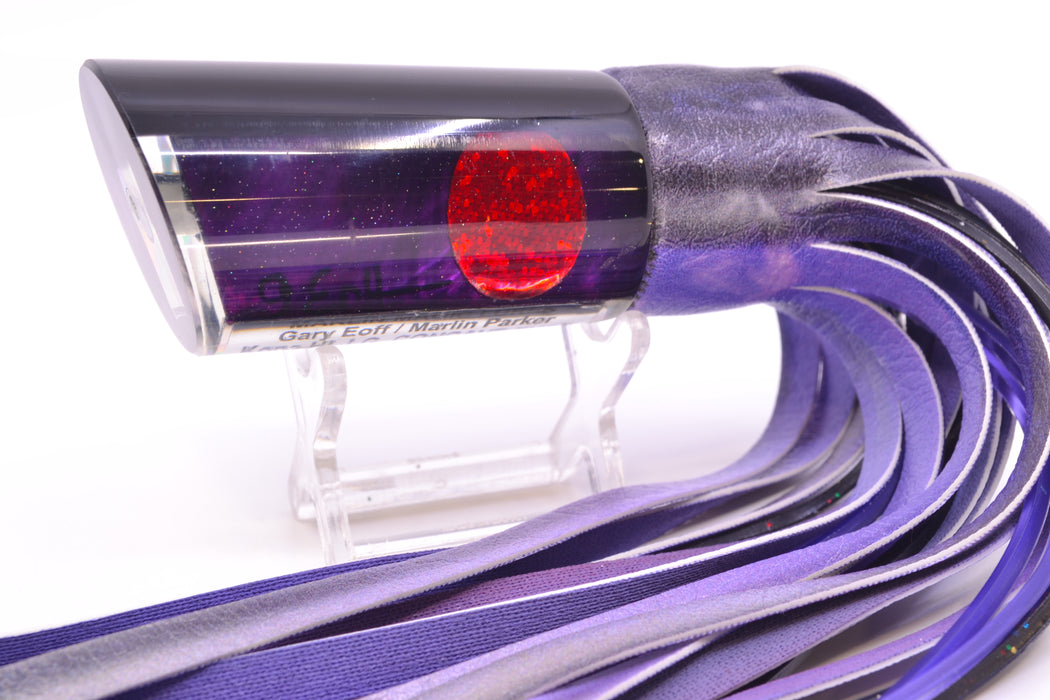 Marlin Magic Lures Purple MOP Black Back Reverse Taper Large Tube 12" 7.5oz ALV Skipjack GZE