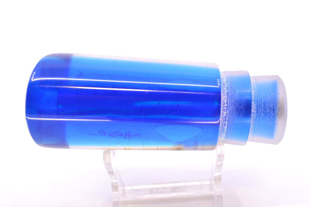 Marlin Magic Lures White Awabi Blue Back Taxi Eyes Reverse Taper Large Tube 12" 5.8oz GZE