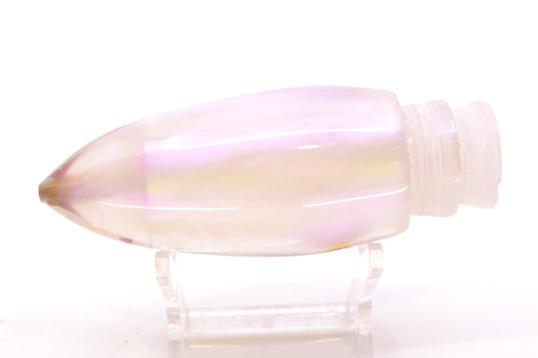 Bomboy Lures White Abalone Strawberry Pearl Back Black-Red Eyes Big Bomb 9"+ 6oz