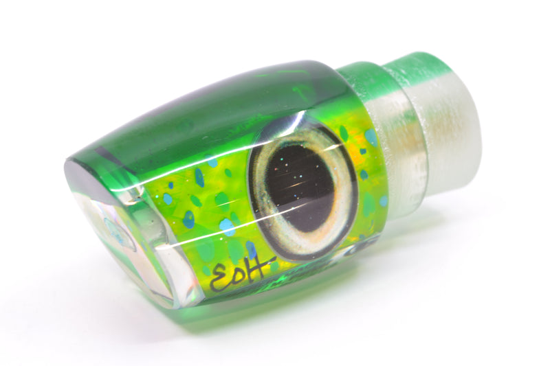 Marlin Magic Lures Mahi MOP Green Back Taxi Eyes Baby Ruckus 10" 4oz