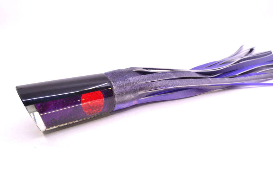 Marlin Magic Lures Purple MOP Black Back Reverse Taper Large Tube 12" 7.5oz ALV Skipjack GZE