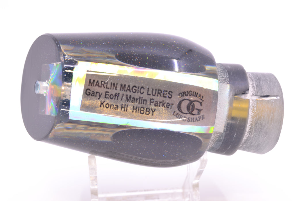 Marlin Magic White Abalone Black Back Taxi Eyes Hibby 14" 8oz