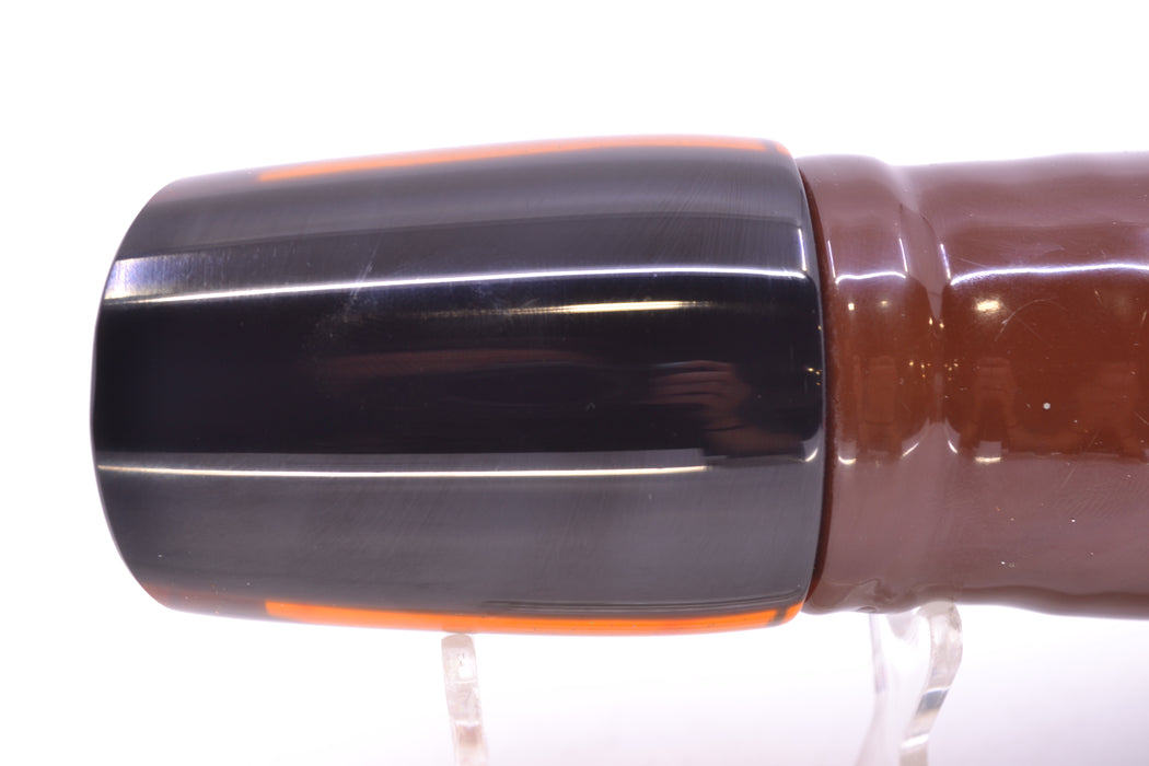 Marlin Magic Orange Awabi Black Back Red Eyes Ruckus 12" 11oz Skirted Root Beer-Silver