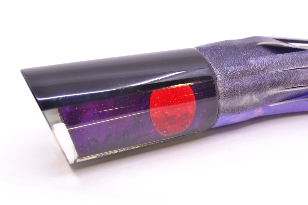 Marlin Magic Lures Purple MOP Black Back Reverse Taper Large Tube 12" 7.5oz ALV Skipjack GZE