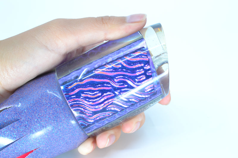 Marlin Magic Purple-Blue Lava Large Ruckus 14" 10oz Vinyl Purple *CHIPPED* GZE
