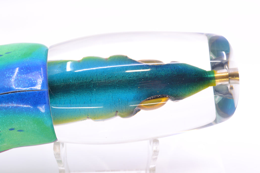 Tsutomu Lures Yellowfin Fish Head Super Moke 14" 10.3oz FT Vinyl Mad Mahi