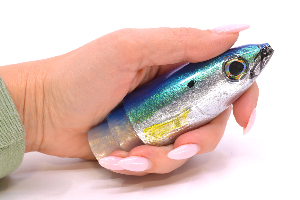 Ali'i Kai Lures Blue-Silver Yellow Fin Opelu 9"+ 8.5oz