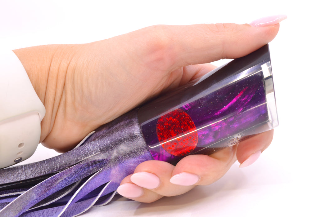 Marlin Magic Lures Purple MOP Black Back Reverse Taper Large Tube 12" 7.5oz ALV Skipjack GZE