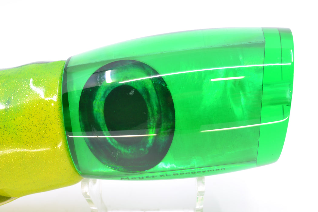 Moyes Lures Green MOP Taxi Eyes XL Boogeyman 16" 12.7oz FT Vinyl Mahi