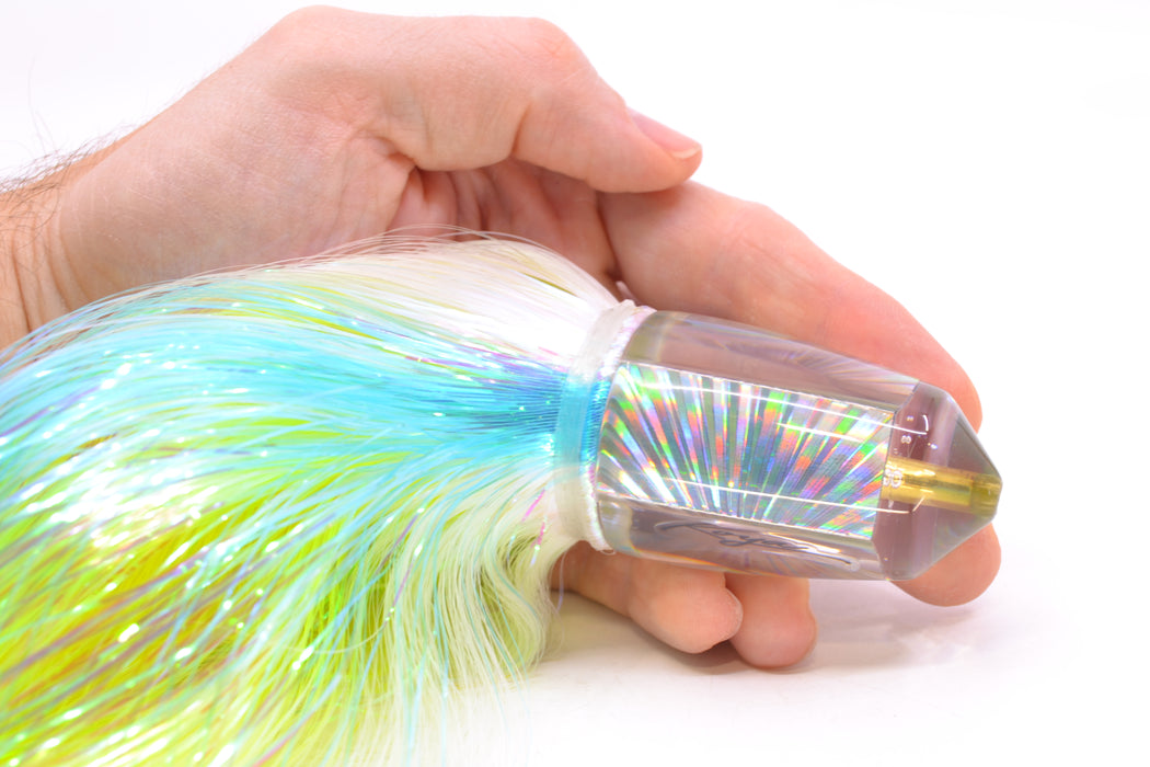 Koya Lures Silver Rainbow Starburst Bullet 9"+ 7.5oz EZ Flash Feathersword