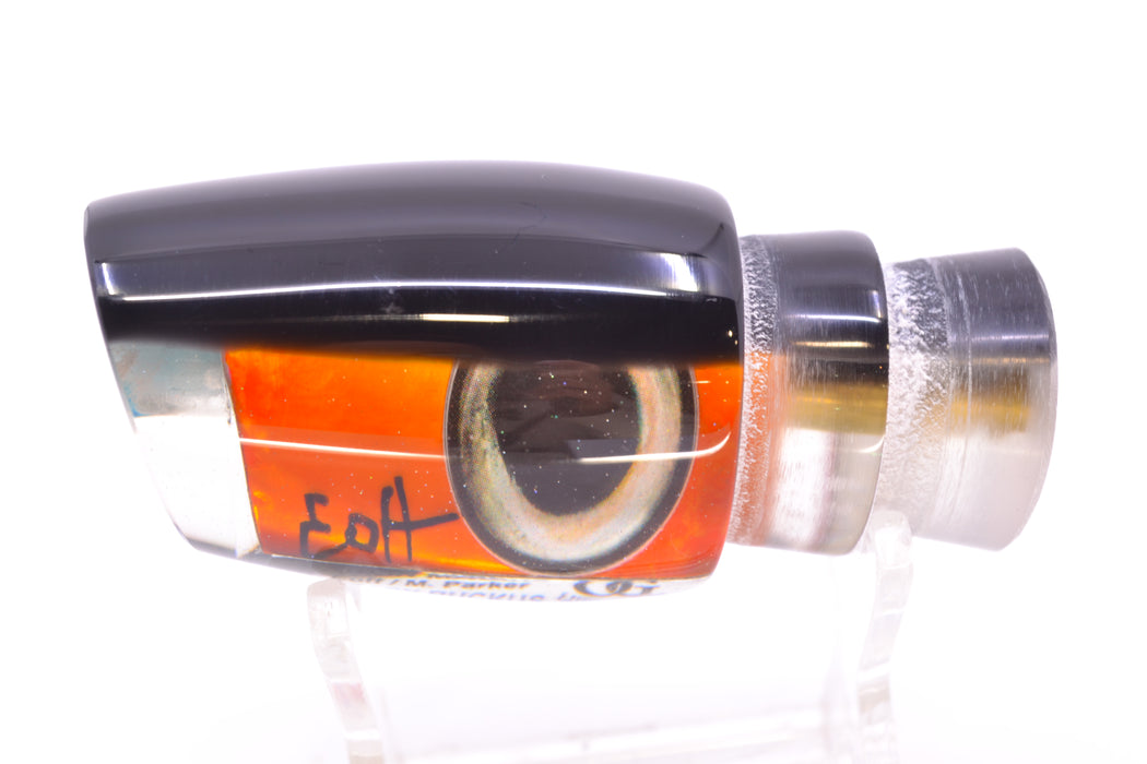 Marlin Magic Lures Orange MOP Black Back Taxi Eyes Baby Ruckus 10" 4oz