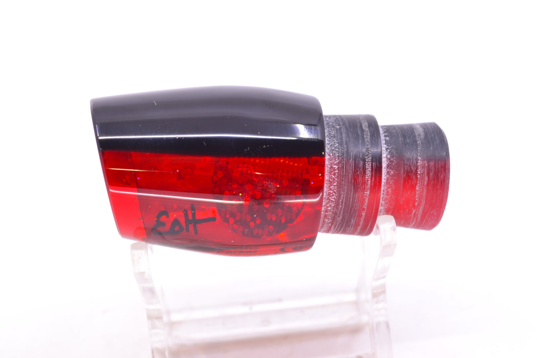 Marlin Magic Red MOP Black Back Red Eyes Small Ruckus 9" 3oz GZE