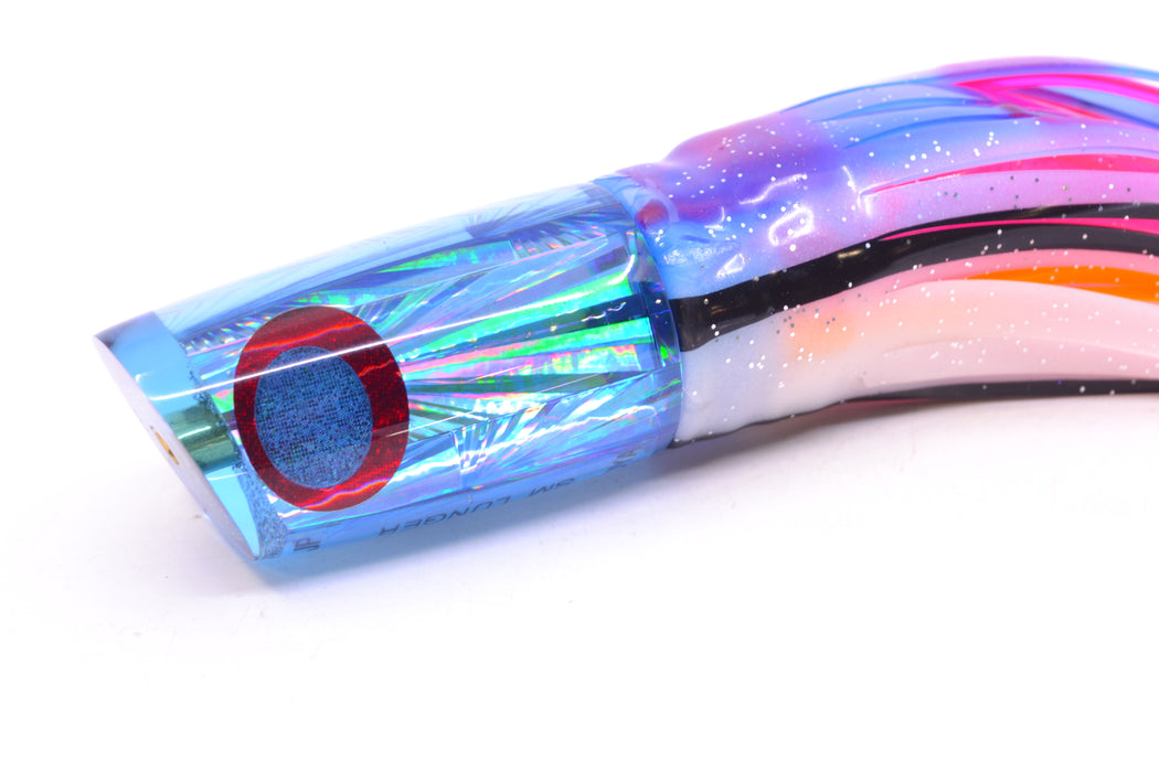 Koya Lures Ice Blue Rainbow Starburst JP Small Lunger 10" 6oz Skirted Gay Bob GZE