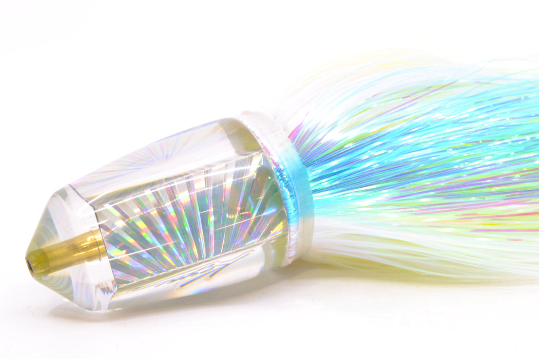 Koya Lures Silver Rainbow Starburst Bullet 9"+ 7.5oz EZ Flash Feathersword