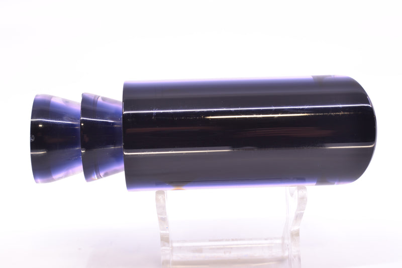 Moyes Lures Skipjack Paua-MOP Black-Purple Back Medium Pipe Bomb 12" 4.6oz
