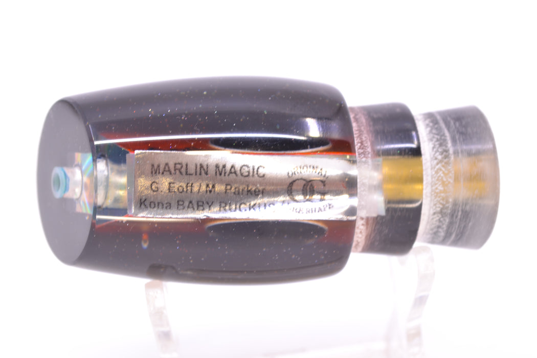 Marlin Magic Lures Orange MOP Black Back Taxi Eyes Baby Ruckus 10" 4oz