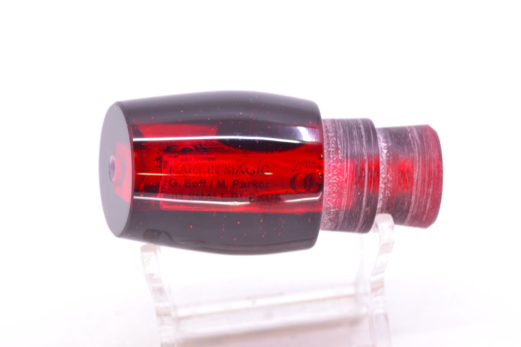 Marlin Magic Red MOP Black Back Red Eyes Small Ruckus 9" 3oz GZE