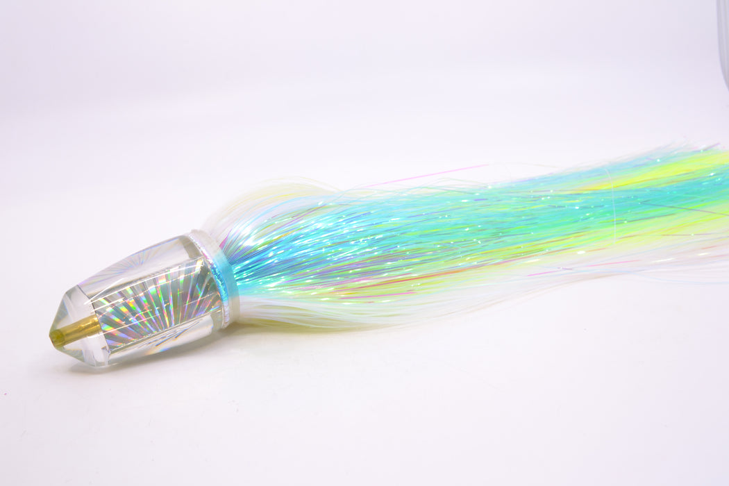 Koya Lures Silver Rainbow Starburst Bullet 9"+ 7.5oz EZ Flash Feathersword