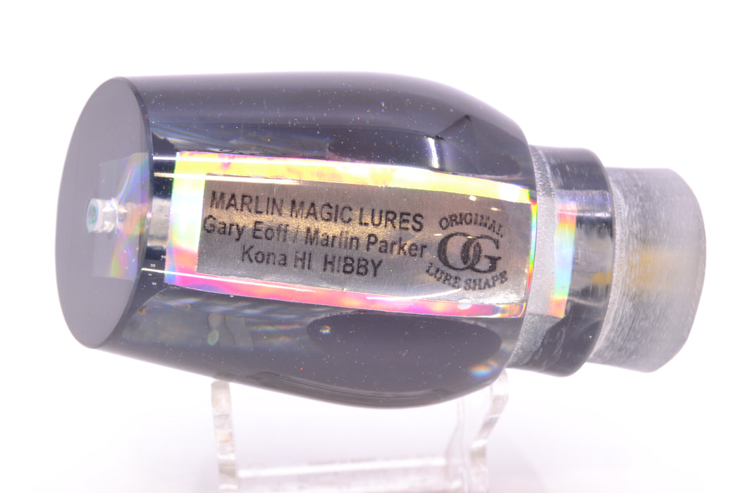 Marlin Magic Blue-Purple Abalone Black Back Red Eyes Hibby 14" 8oz