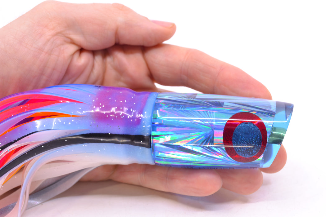 Koya Lures Ice Blue Rainbow Starburst JP Small Lunger 10" 6oz Skirted Gay Bob GZE
