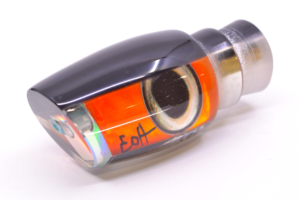 Marlin Magic Lures Orange MOP Black Back Taxi Eyes Baby Ruckus 10" 4oz