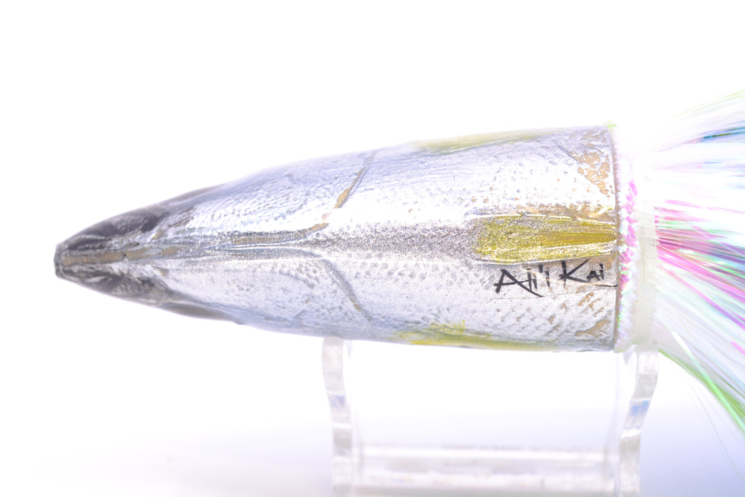 Ali'i Kai Lures Blue-Silver Yellow Fin Opelu 9"+ 9oz EZ Flash Blue-Chartreuse-White