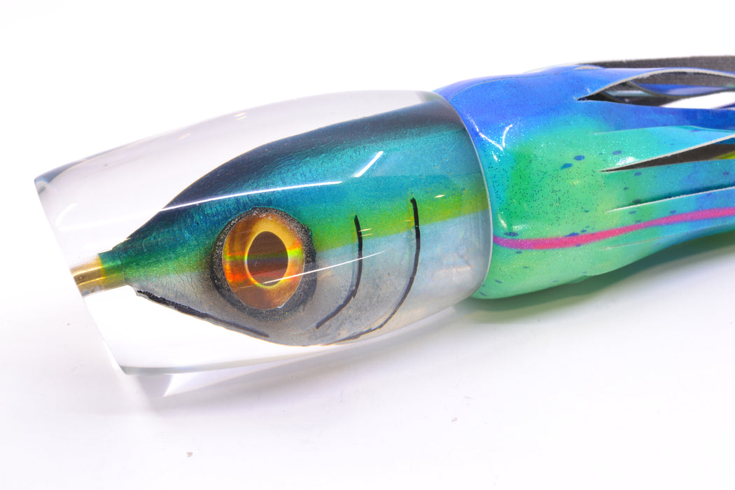 Tsutomu Lures Yellowfin Fish Head Super Moke 14" 10.3oz FT Vinyl Mad Mahi