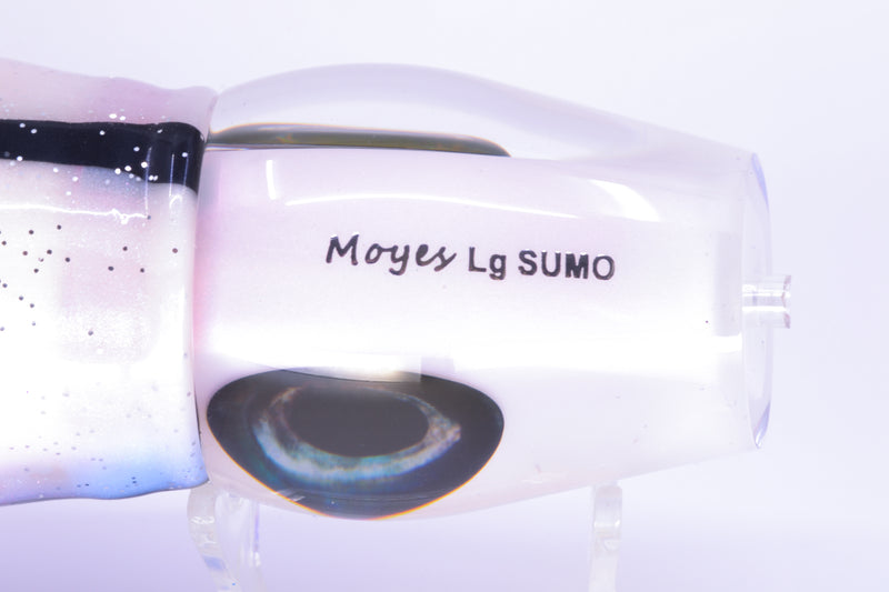 Moyes Lures Strawberry Pearl Taxi Eyes Large Sumo 14" 13.8oz Skirted Gay Bob