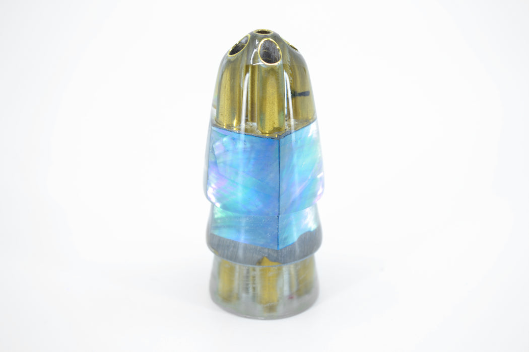 Koya Lures Blue MOP 4-Hole Mini AK Bullet 7" 3oz