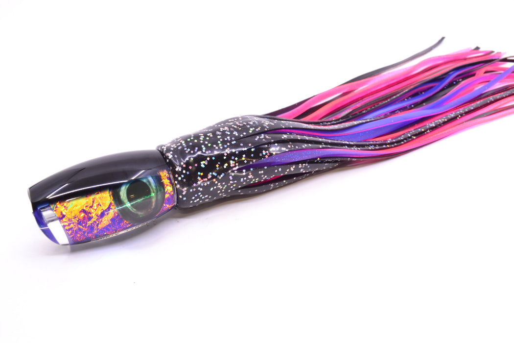 Moyes Lures Purple-Pink Dichro Black Back Medium Argus 12" 6.5oz Skirted Black
