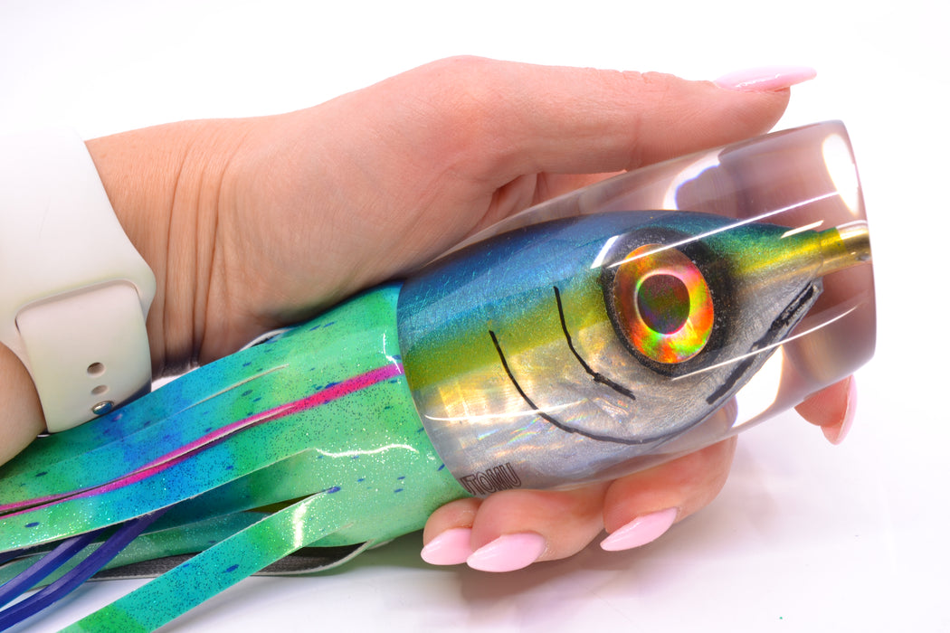Tsutomu Lures Yellowfin Fish Head Super Moke 14" 10.3oz FT Vinyl Mad Mahi