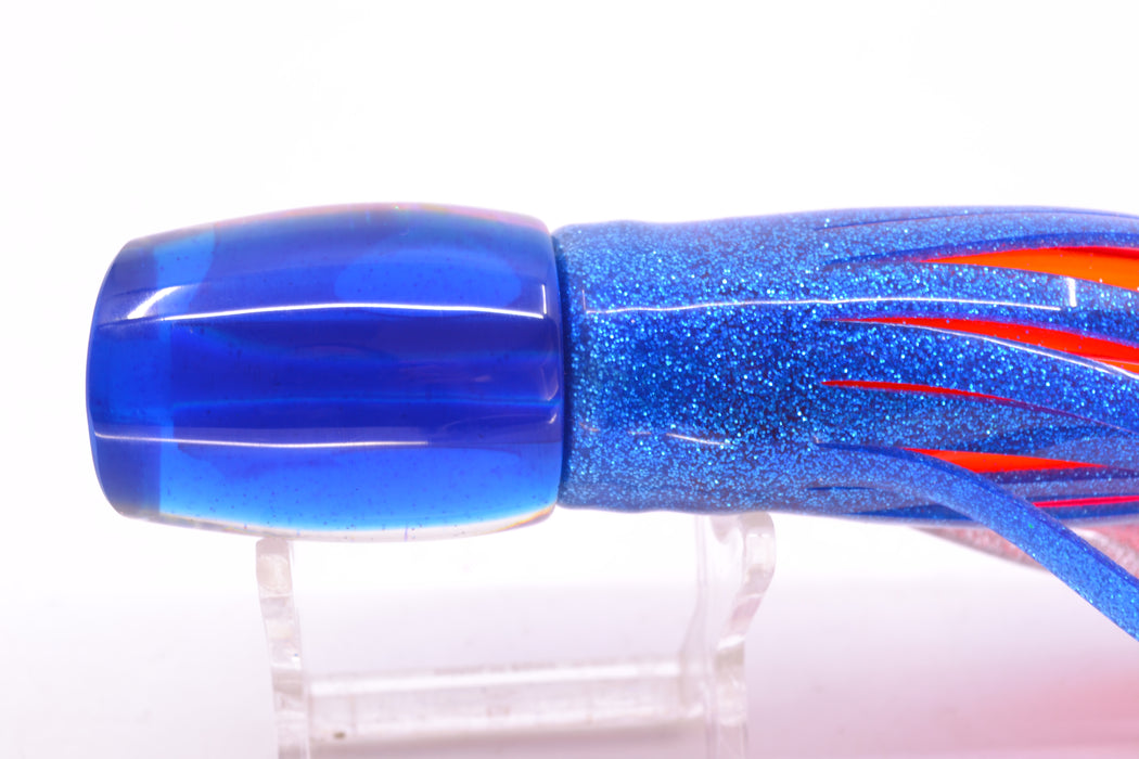 Marlin Magic Pink Awabi Blue Back Small Ruckus 9" 5oz Skirted Blue-Silver/Orange-Pink
