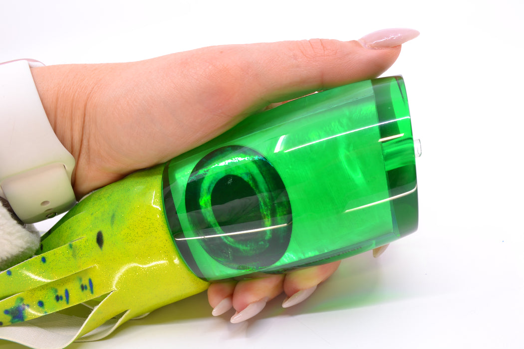 Moyes Lures Green MOP Taxi Eyes XL Boogeyman 16" 12.7oz FT Vinyl Mahi