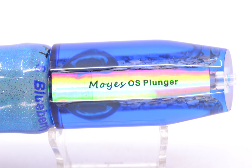 Moyes Lures S&P Blue Back Taxi Eyes O.S. Plunger 12" 6oz FT Vinyl Blueberry GZE