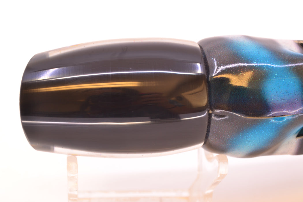 Marlin Magic Blue-Purple Abalone Black Back Red Eyes Baby Ruckus 10" 6.3oz FT Vinyl Wahoo