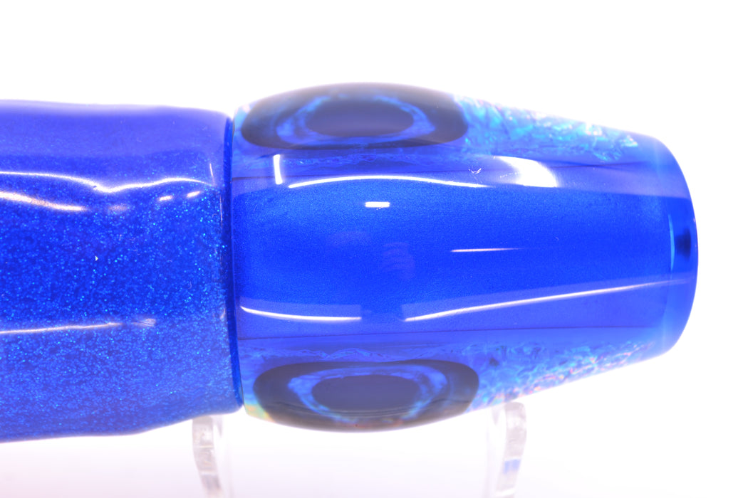 Moyes Lures Blue-Pink Dichro Blue Back Large Sumo 14" 13.8oz Skirted Blue-Silver/Pink GZE