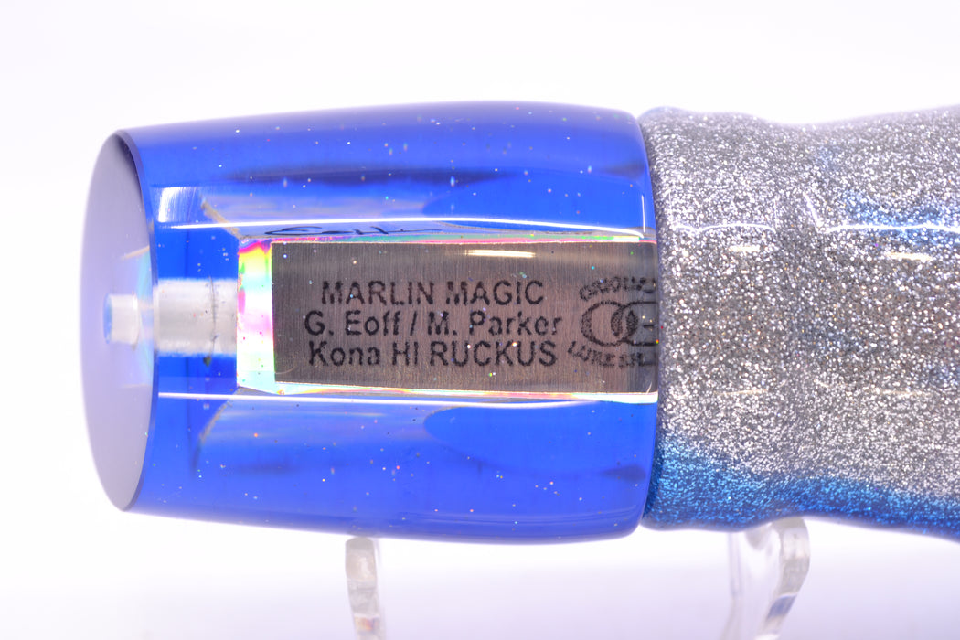 Marlin Magic White Awabi Blue Back Taxi Eyes Ruckus 12" 11oz Skirted Blue-Silver