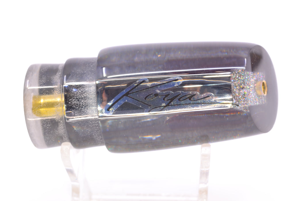 Koya Lures Clear Mirrored Gray Back Red Eyes 614 9" 3.5oz GZE