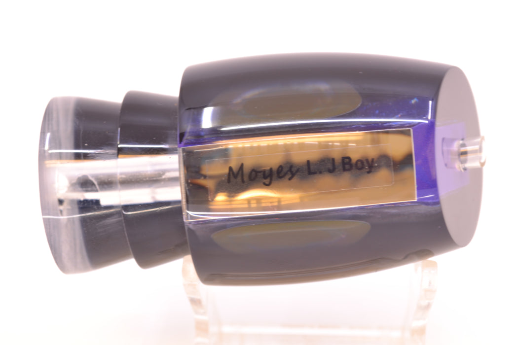 Moyes Lures Purple-Pink Dichro Black Back Taxi Eyes Large J-Boy 14" 6oz