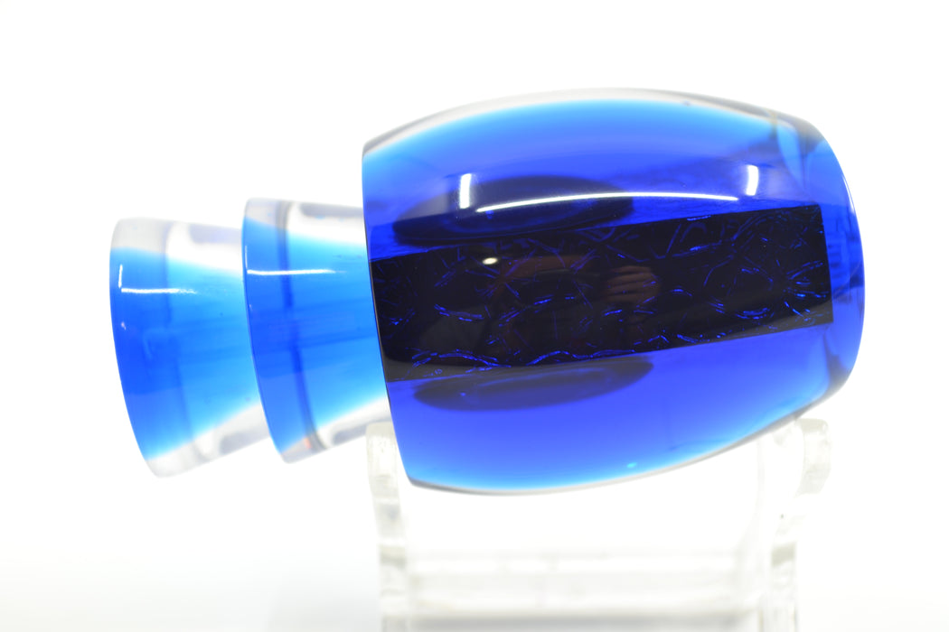 Moyes Lures Blue-Green Oil Slick Blue Back Blaster 12" 4oz