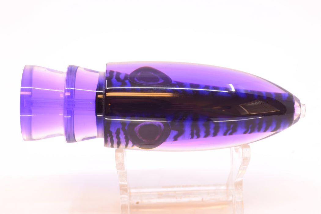 Moyes Lures Purple Mackerel Keeled Medium Ono Bullet 9" 5.8oz