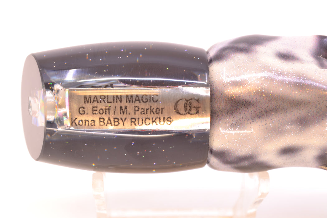Marlin Magic Blue-Purple Abalone Black Back Red Eyes Baby Ruckus 10" 6.3oz FT Vinyl Wahoo
