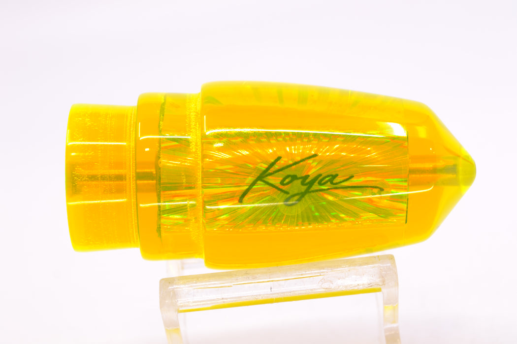 Koya Lures Yellow Rainbow Starburst Bullet 9"+ 6.3oz