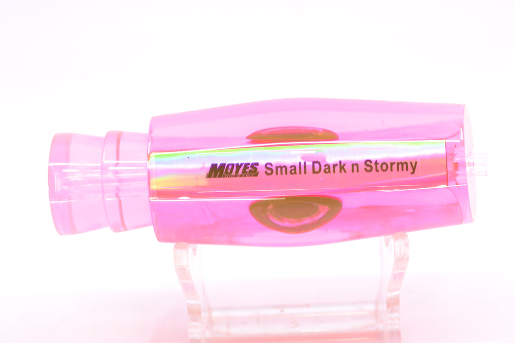 Moyes Lures Fluorescent Pink MOP Taxi Eyes Small Dark-N-Stormy 9" 2.6oz