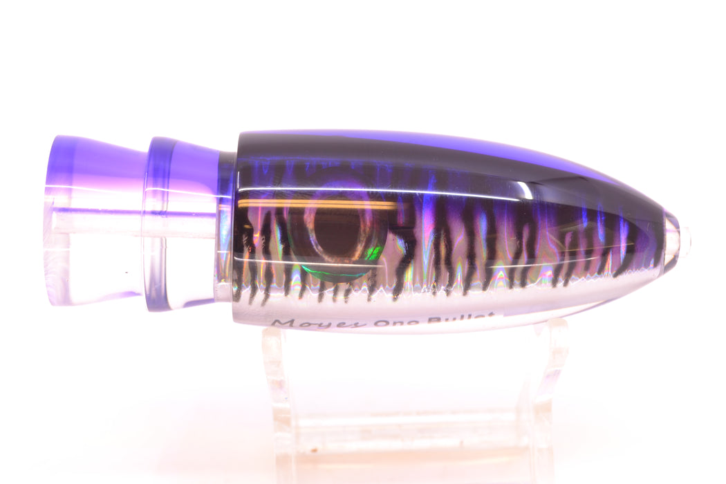 Moyes Lures Purple Mackerel Keeled Medium Ono Bullet 9" 5.8oz