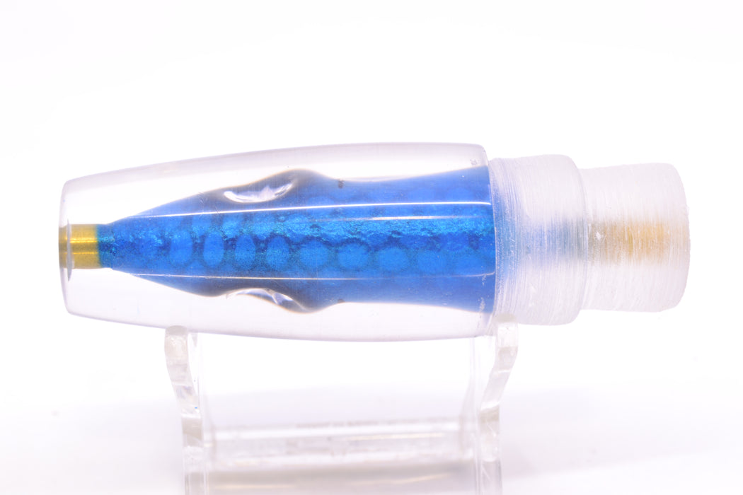 Tsutomu Lures Blue Dot Back Blue-Silver Fish Head Ali'i Invert 7" 4.3oz